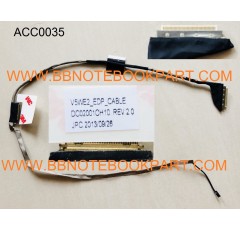 ACER LCD Cable สายแพรจอ Aspire E1-532 E1-532P E1-570 E1-570G  E1-572P E1-572G E1-572PG  E1-510 E1-530  V5-561  ( DC02001OH10)
